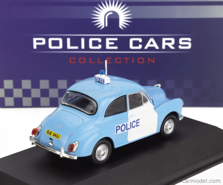 Edicola Morris Minor Police 1957 1:43 svetlomodrá biela