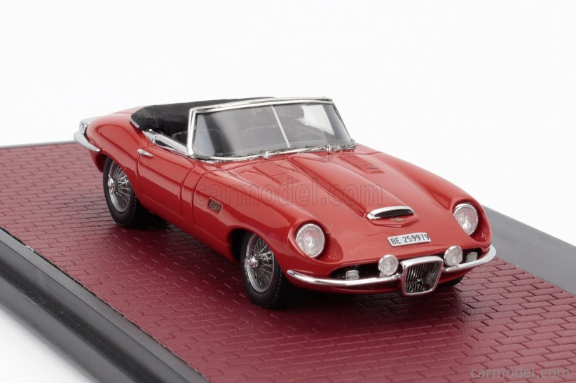 Matrix scale models Jaguar E-type Frua Roadster Open 1964 1:43 Red