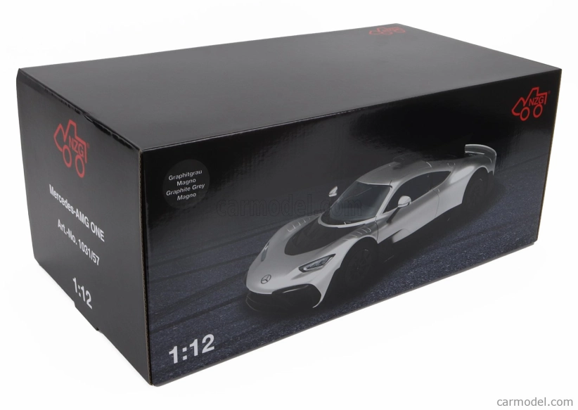 Nzg Mercedes benz One Amg (c298) 2023 1:12 Grafitově Šedé Magno