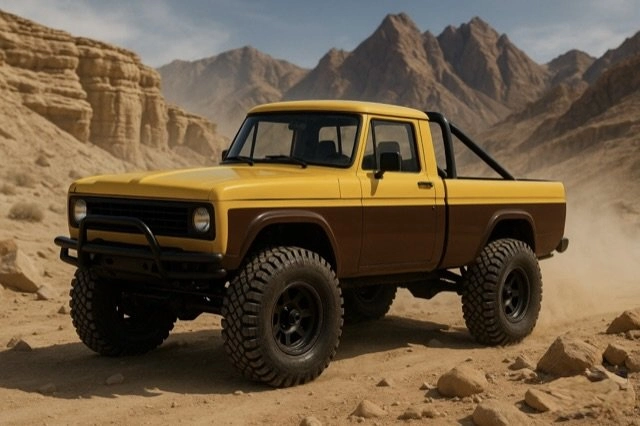 Barva na lexanové karosérie Absima RC Car 154 - Camel Yellow