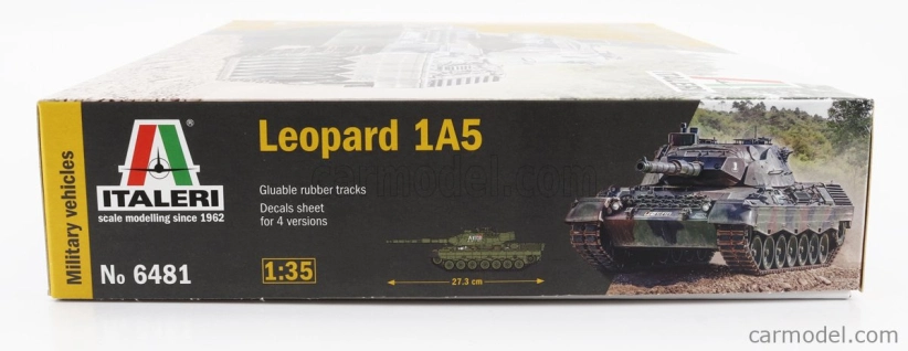 Italeri Krauss-maffei wegmann Tank Leopard 1 A5 1998 1:35 /