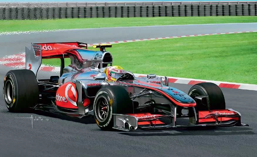 Plastic ModelKit auto 07096 - Vodafone McLaren Mercedes MP4-25 "L.Hamilton" (1:24)