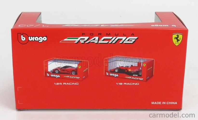 Bburago Ferrari F1-75 Scuderia Ferrari N 16 Season 2022 Charles Leclerc 1:43, červená