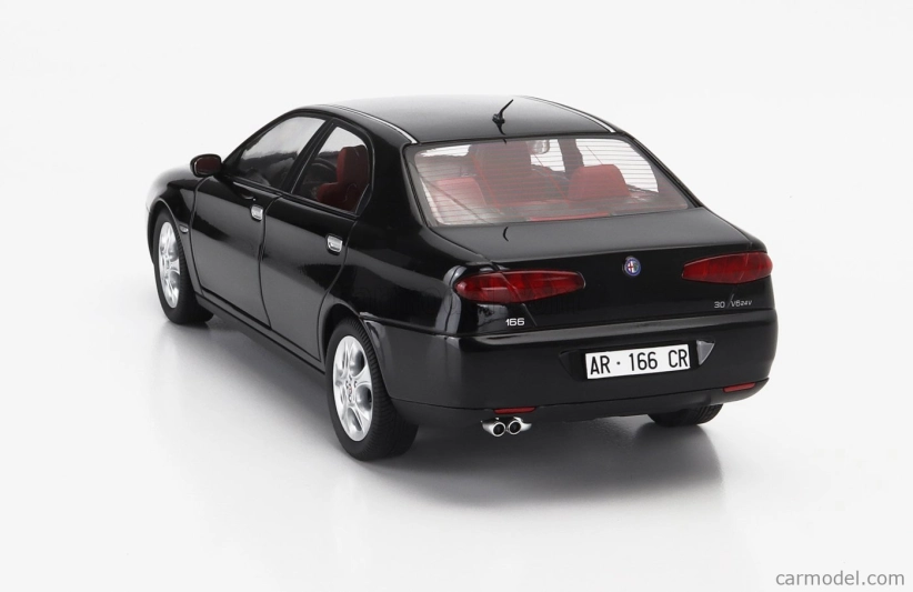 Mitica-diecast Alfa romeo 166 3.0 V6 1998 – Red Interior 1:18 Black