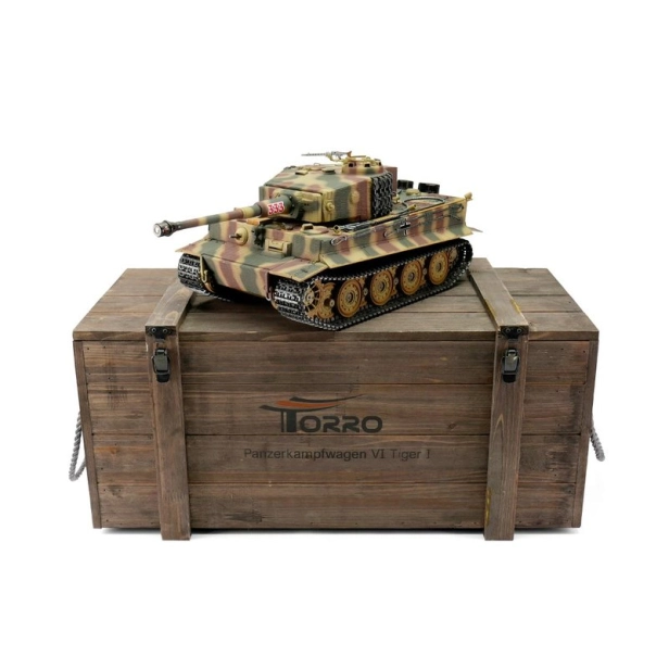 RC tank Tiger I. pozdní verze 1:16 IR, maskáč