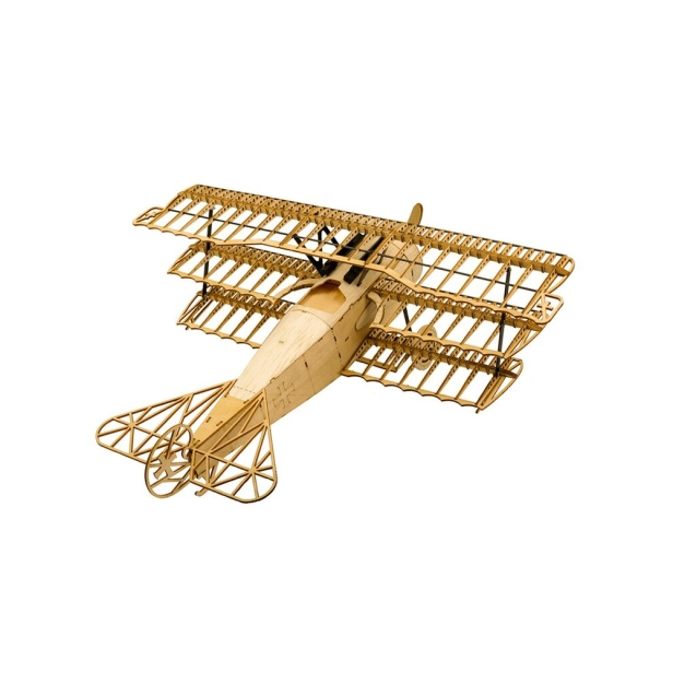 3D puzzle Fokker DR1 1:18 laser cut stavebnica 400 mm