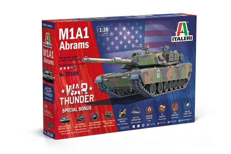 Italeri Tank M1a1 Abrams Military Tank 1:35 /