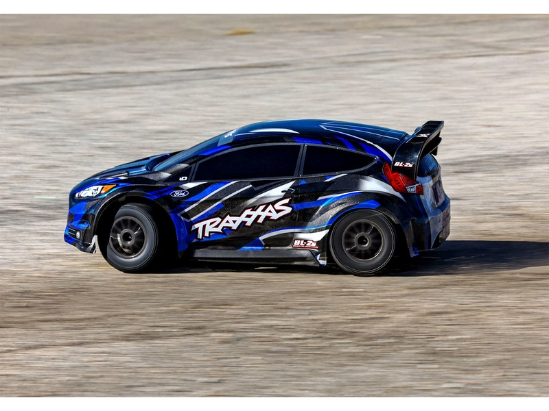RC auto Traxxas Ford Fiesta 1:10 2BL 4WD RTR, červená