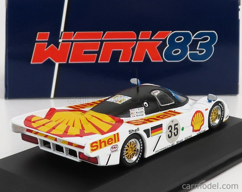 Werk83 Porsche Dauer 962 3.0l Turbo Team Le Mans Porsche N 35 3. 24h Le Mans 1994 H.stuck - T.boutsen - D.sullivan 1:43 Bielo žltá