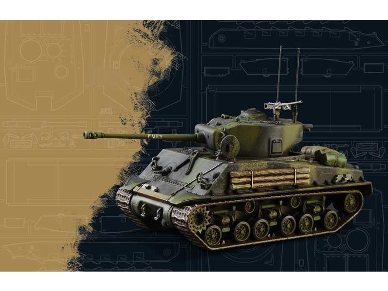 Itateri M4A3E8 Sherman Fury (1:56)