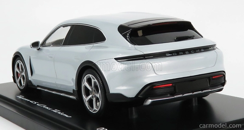 Minichamps Porsche Taycan 4s Cross Turismo 2021 - Con Vetrina - With Showcase 1:18 Ice Grey