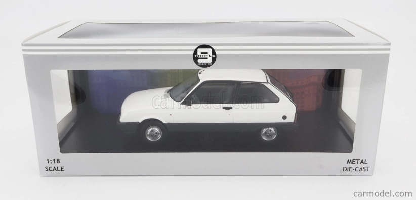 Triple9 Citroen Axel 12 Trs 1990 1:18 Bílá Šedá
