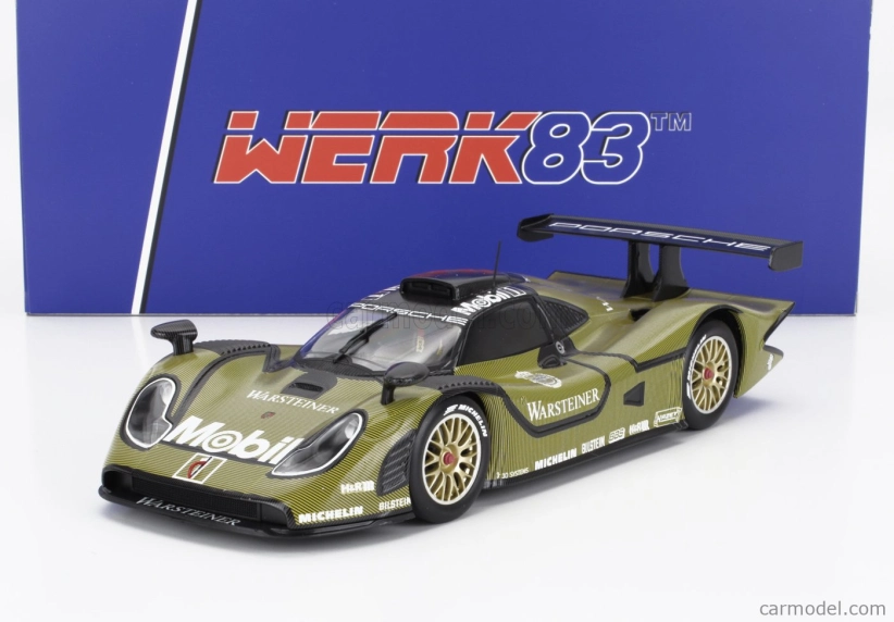Werk83 Porsche 911 Gt1-98 Team Porsche Ag N 0 Test Car 24h Le Mans 1998 1:18 Zlatá Černá