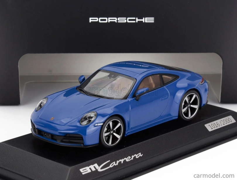 Minichamps Porsche 911 992-2 Carrera Coupe 2024 1:43 Blue