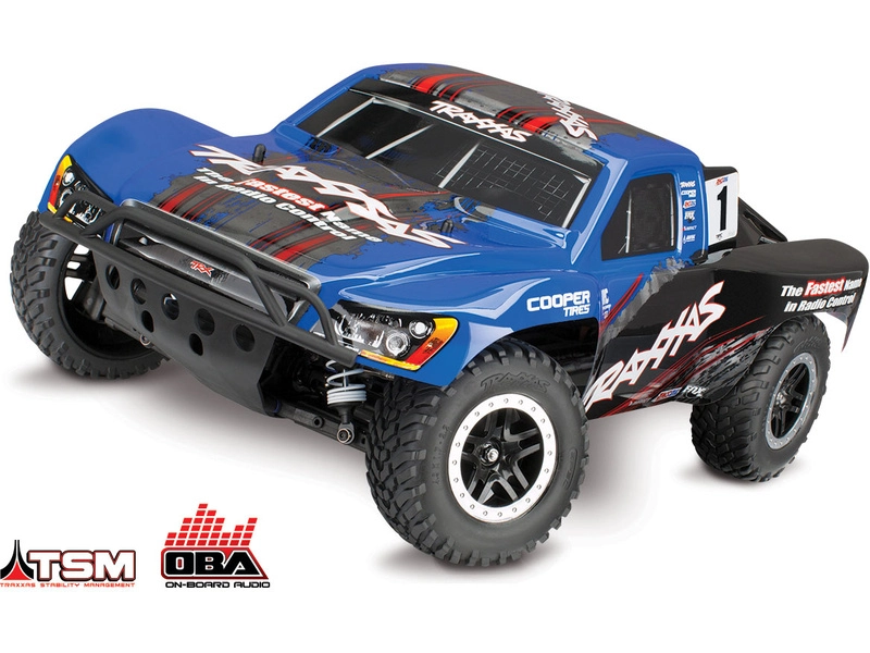 RC auto Traxxas Slash 1:10 VXL 4WD OBA TQi, modrá