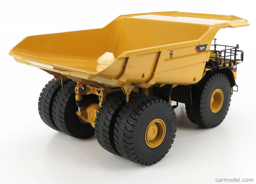 Dm-models Caterpillar Cat797f Cassone Ribaltabile Cava Mineraria - Mining Truck 1:50 Žlutá Černá