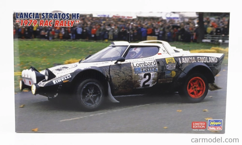 Hasegawa Lancia Stratos Hf N 2 Rally Rac Lombard 1979 M.alen - I.kivimaki 1:24 /