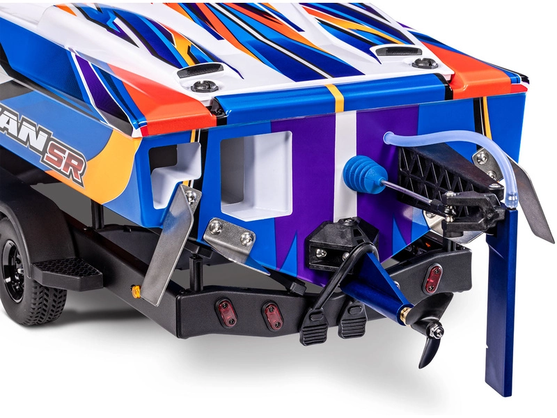 RC loď Traxxas Spartan SR, červená