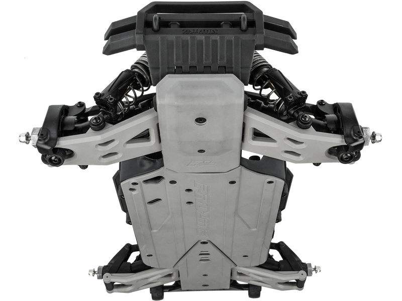 Predný a zadný protišmykový plech Pro-Line Bash Armor grey: Arrma 3S