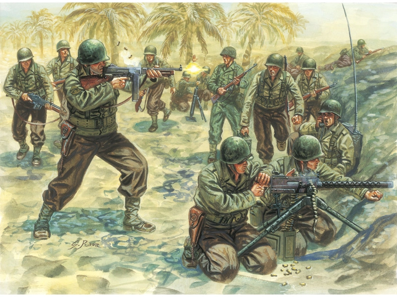 Italeri figúrky nemecká pechota WWII (1:72)