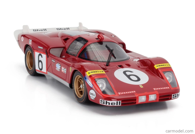 Werk83 Ferrari 512s 5.0l V12 Long Tail Team Sefac Spa Ferrari N 6 24h Le Mans 1970 Ignazio Giunti - Nino Vaccarella 1:18 Red