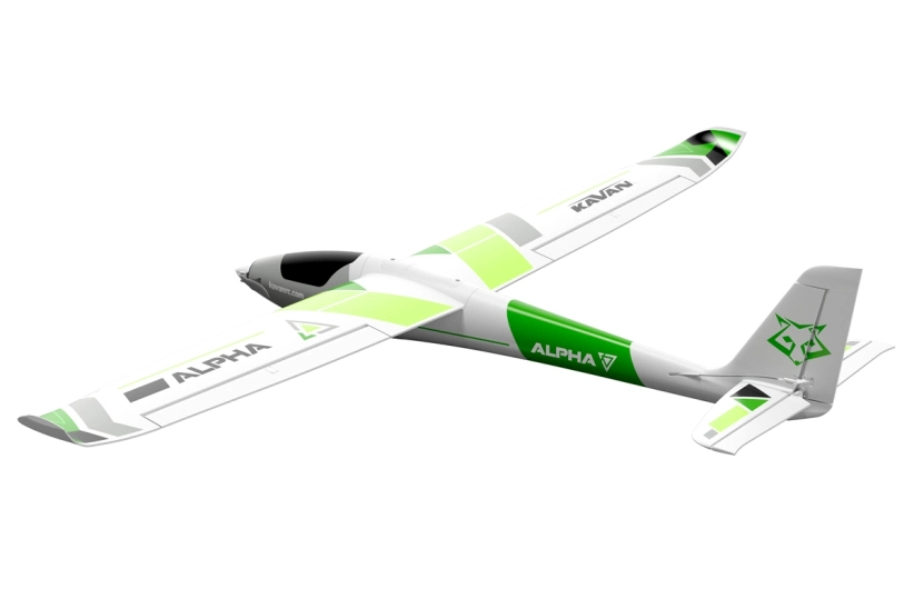 RC lietadlo Alpha 1500 V2 ARF, zelené