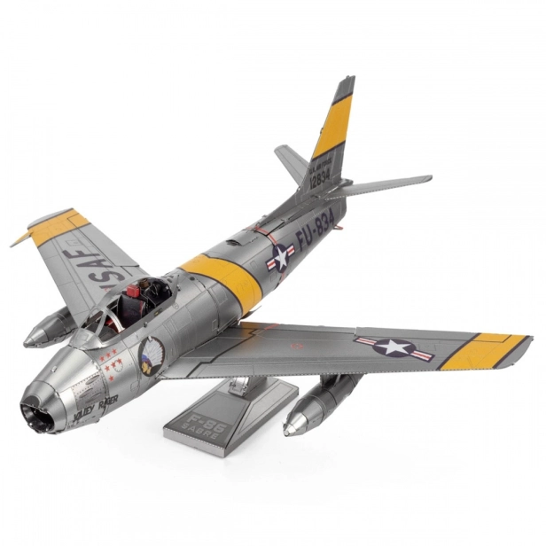 Oceľová stavebnica F-86 Sabre