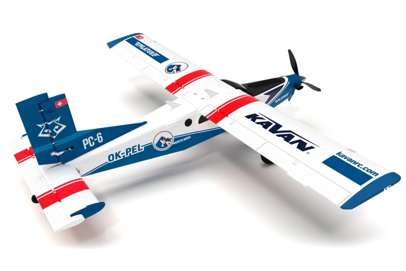 KAVAN Pilatus PC-6 Porter 1500 mm ARF – modrá