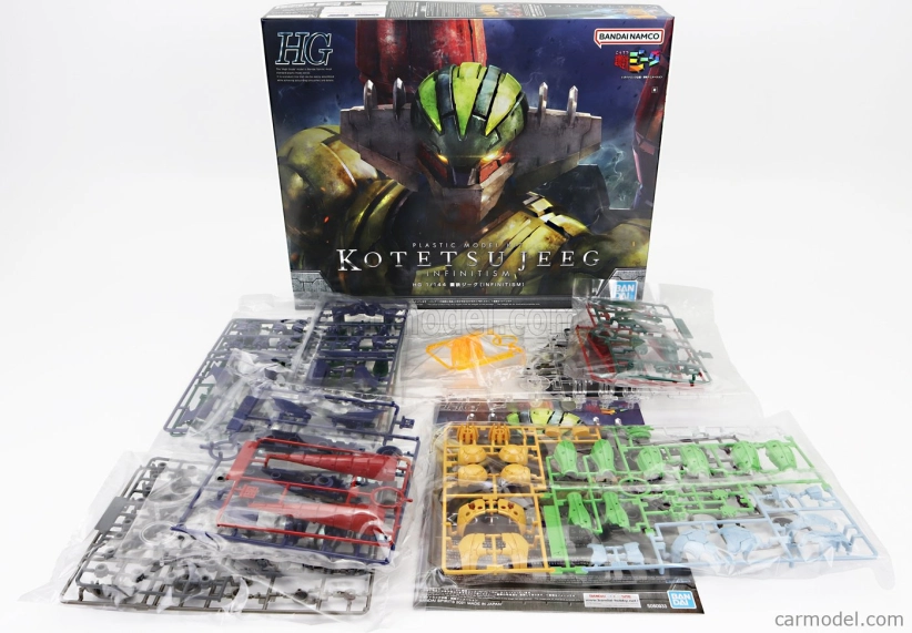 Robot Bandai Jeeg - Kotetsu Jeeg - Figure Jeeg Robot D'acciaio 1:144 Různé