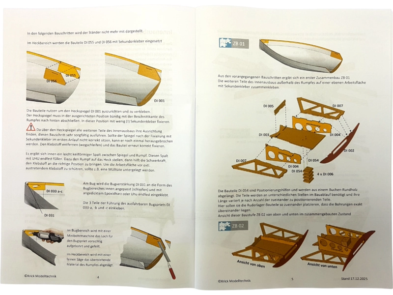 Krick Drago RC plachetnice 1:6 kit