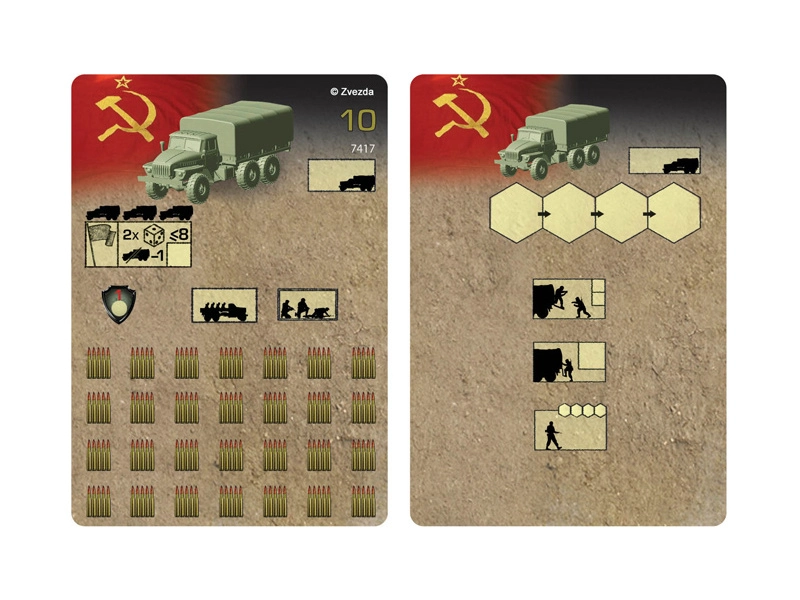 Zvezda Snap Kit – Ural-4320 (1:100)