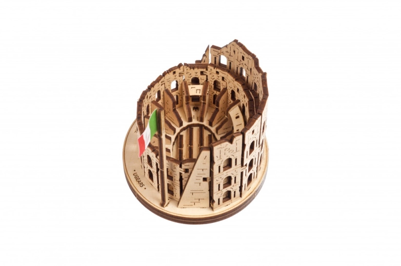 Ugears 3D drevené mechanické puzzle Rímske koloseum