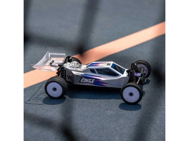 RC auto Losi Micro-B 1:24 RTR, strieborné