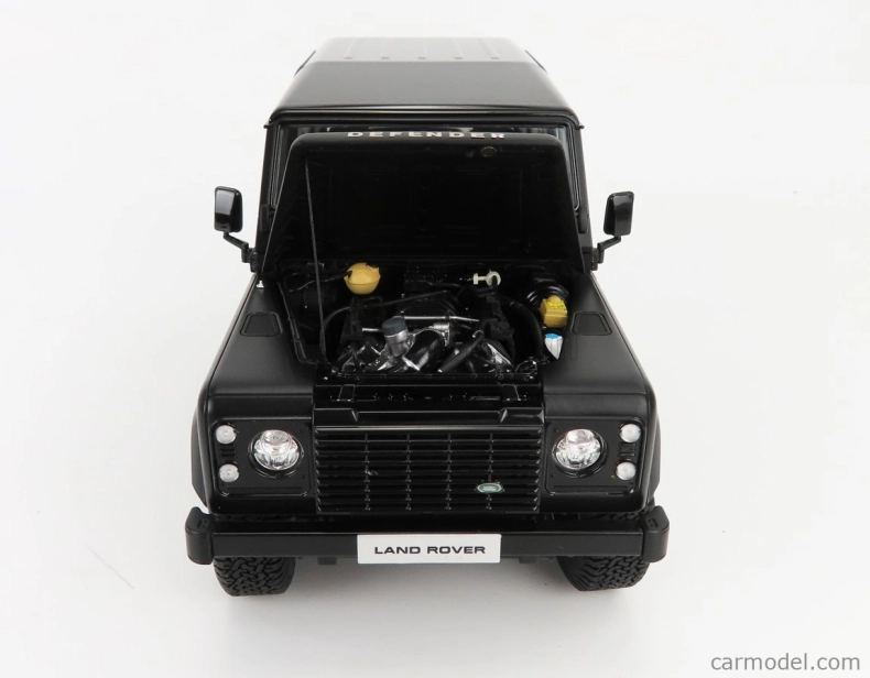 Lcd-model Land rover Defender 90 Works V8 70th Edition 2018 1:18 Matt Black