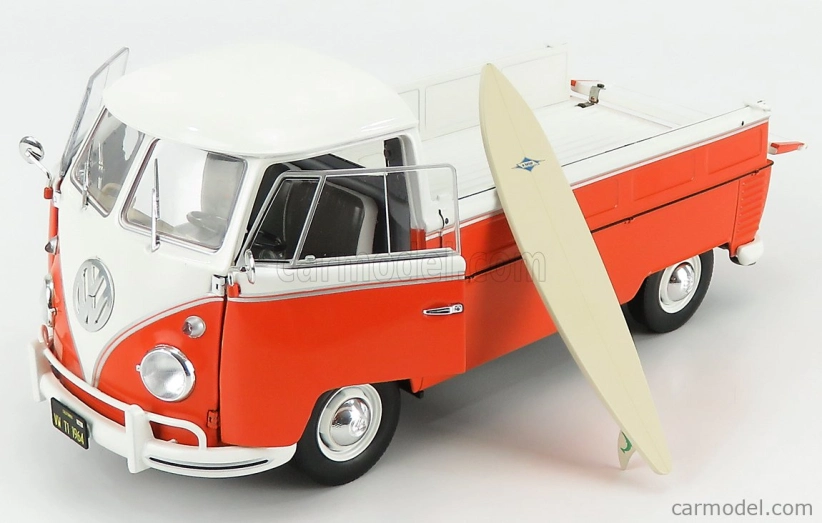 Solido Volkswagen T1 Pick-up otvorený 1950 1:18 oranžová biela