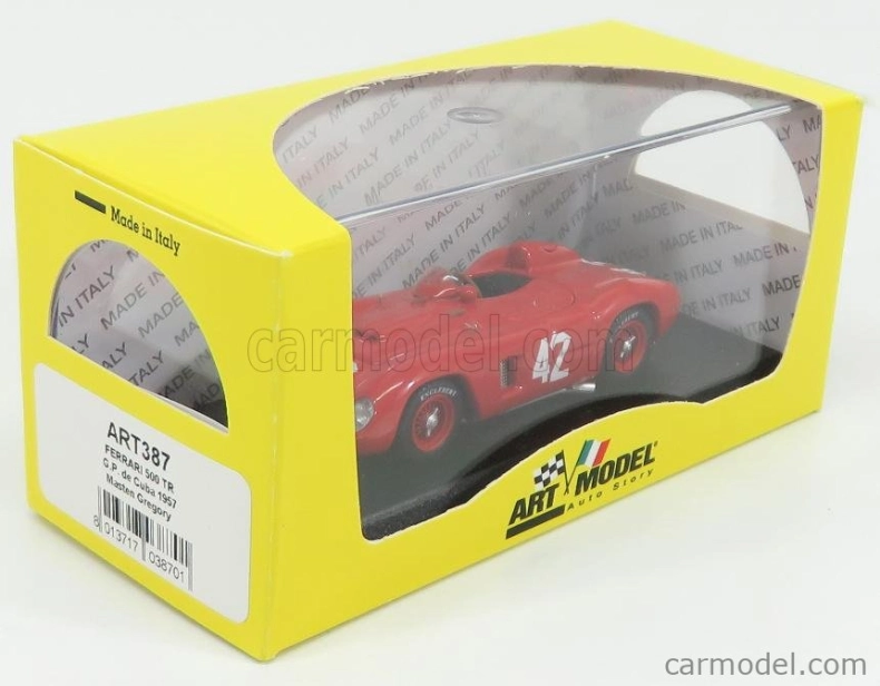 Art-model Ferrari 500tr Spider Ch.0652 N 42 Cuba Gp 1957 G.masten 1:43 Red