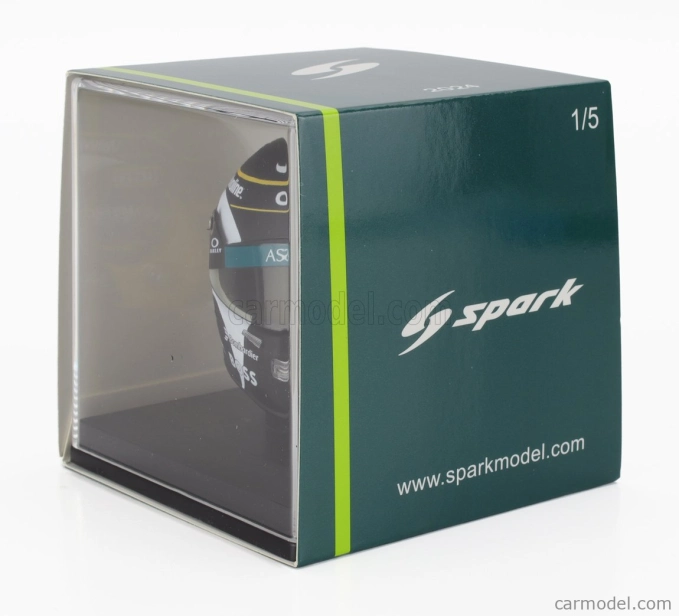 Spark-model helma Bell Casco Helma F1 Lance Stroll Team Aramco Cognizant Aston Martin N 18 Canada Gp 2024 1:5 Black
