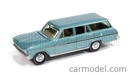 Autoworld Chevrolet Nova Ii Sw Station Wagon 1965 1:64 Zelená