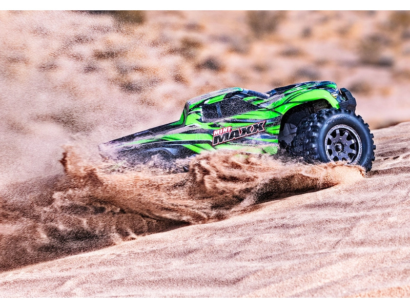 Traxxas Mini Maxx 1:12 BL-2s RTR zelený