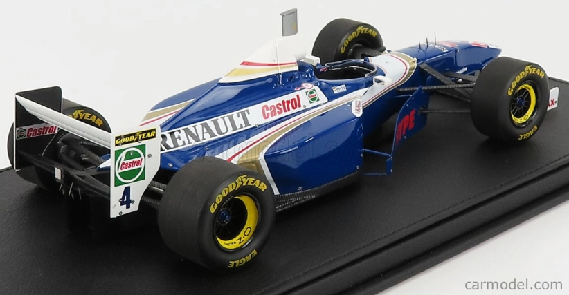 Gp-replicas Williams F1 Renault Fw19 N 4 Season 1997 H.h.frentzen - Con Vetrina - With Showcase 1:18 Modrá Bílá