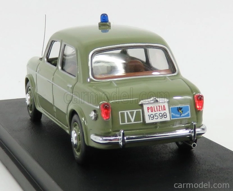 Rio-models Fiat 1100/103 Polizia 1954 1:43 Zelená