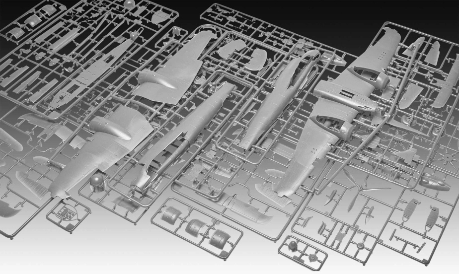 Plastic ModelKit letadlo 03767 - Bristol Beaufighter Mk. VI (1:48)
