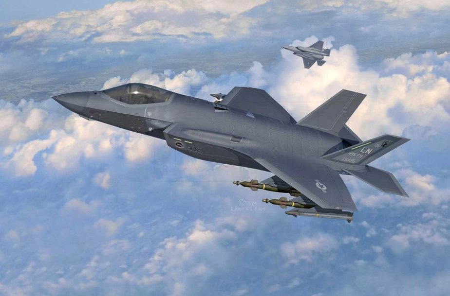 Plastic ModelKit lietadlo 03799 - F-35A (1:72)