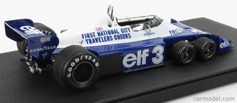 Gp-replicas Tyrrell F1  P34/2 Elf Ford Six Wheels N 3 Season Gp 1977 R.peterson 1:18 Modrá Bílá