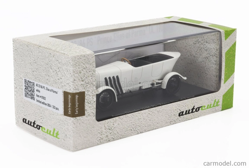 Autocult Austro daimler 22/86ps Spezial Prince Elias Of Parma Rakúsko 1909 1:43 Biela