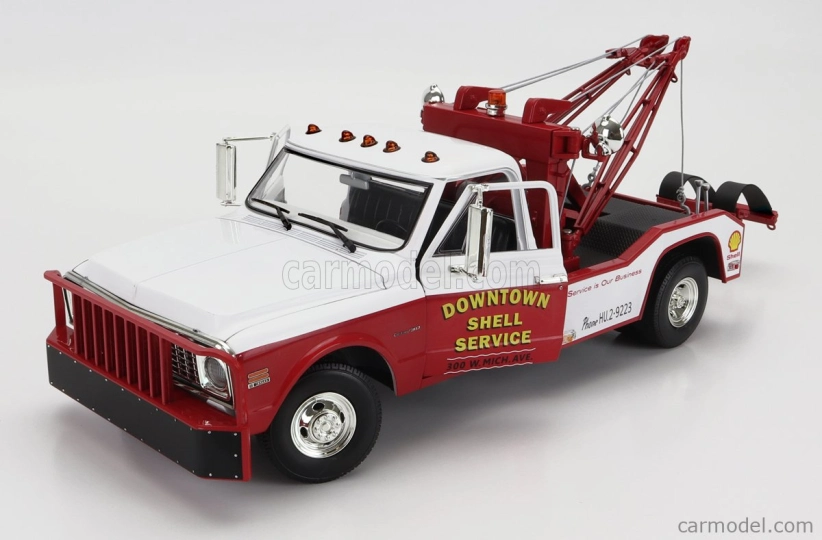 Greenlight Chevrolet C-30 Truck 1972 Odtahový vůz 1:18, bílá