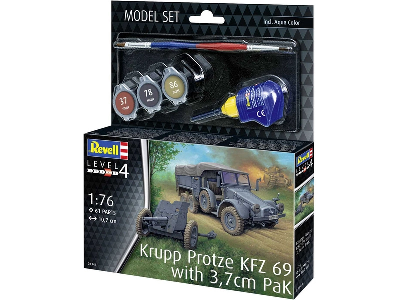 Revell Krupp Protze Kfz 69 with 3,7 cm Pak (1:76) (súprava)