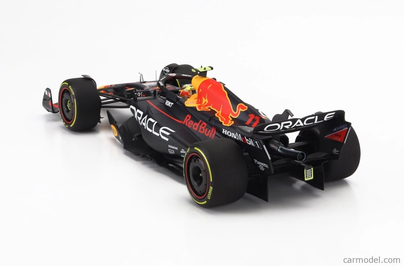 Minichamps Red bull F1  Rb19 Team Oracle Red Bull Racing N 11 4th Abu Dhabi Gp 2023 Sergio Perez 1:18 Matt Blue