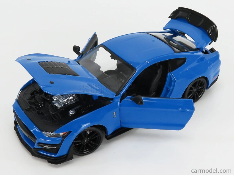 Maisto Ford USA Mustang Shelby Gt500 Coupe 2020 1:18 svetlomodrá