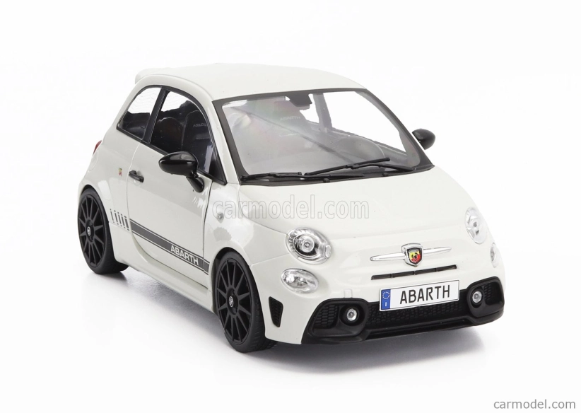 Solido Fiat Nuova 500 Abarth 595 2022 1:18 Bílá Černá